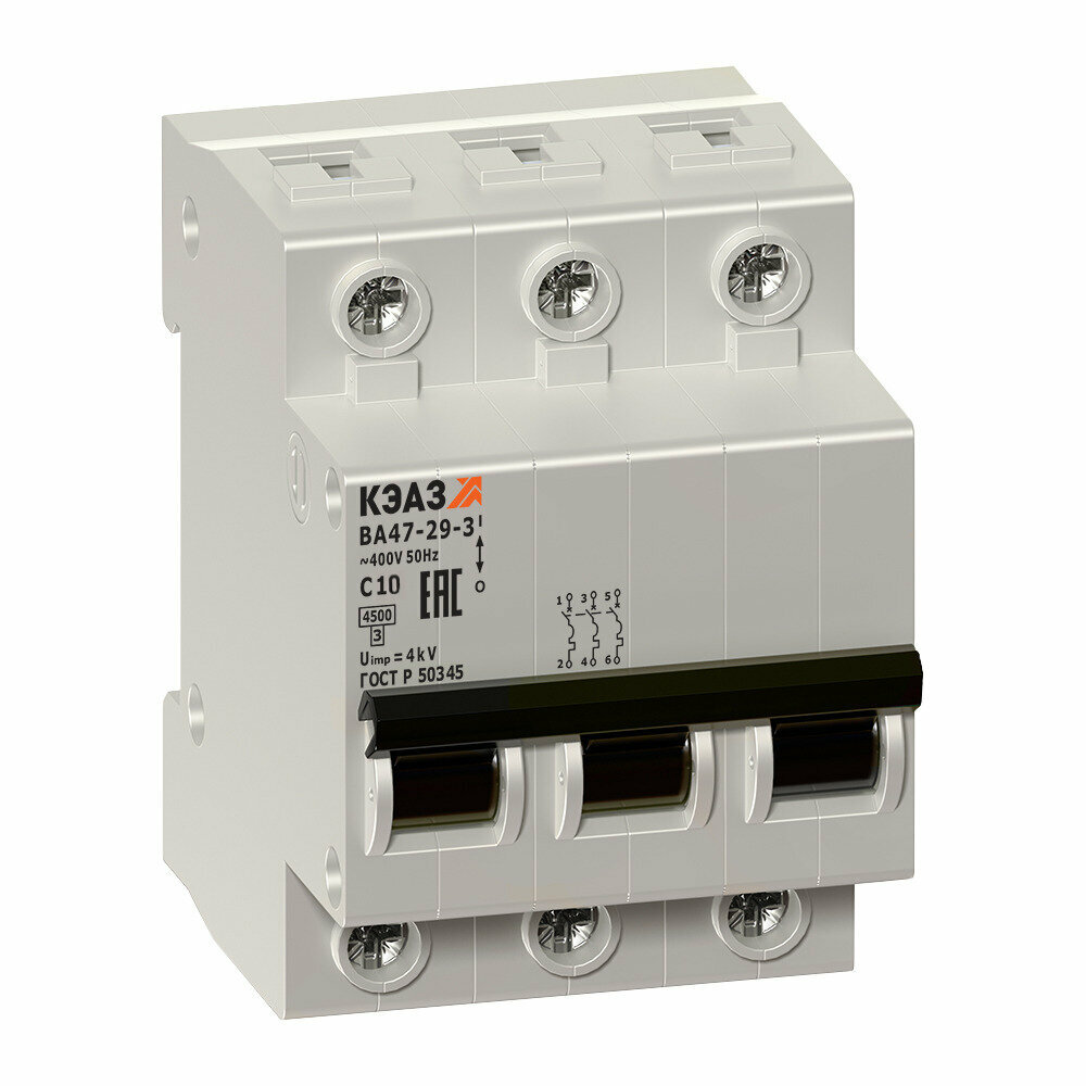 фото Выключатель автоматический ВА47-29-3C10-УХЛ3-КЭАЗ