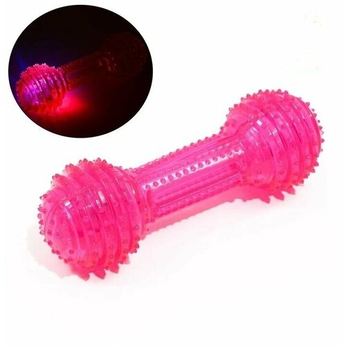 Игрушка кость пищалка светящаяся для собак 380₽