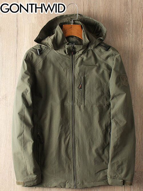 куртка GONTHWID, силуэт прямой, размер L, зеленый