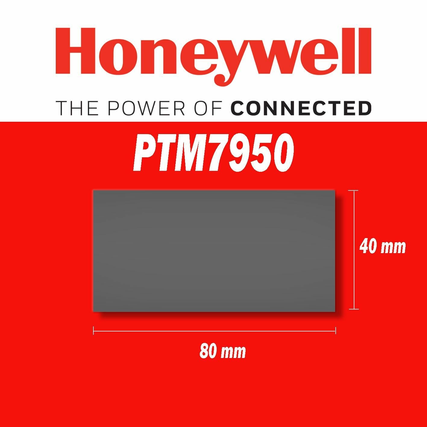 Термопаста Honeywell ptm7950 с фазовым переходом 40*80mm