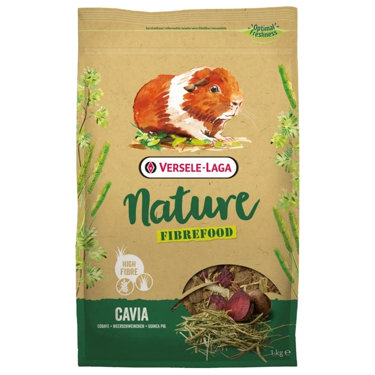 Versele-Laga Nature Fibrefood Cavia - Корм для морских свинок - 1 кг