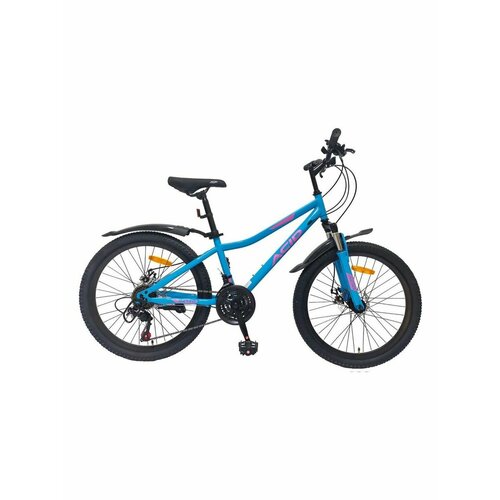 Велосипед подростковый женский горный 24 ACID Q 245 D рама 13 светло-синий розовый 2073500₽
