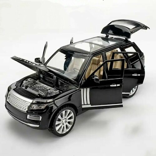 Коллекционная модель внедорожника Land Rover Range масштабная 1:32 (металл, свет, звук ) подарок мальчику