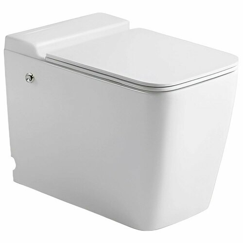 Унитаз приставной Cerutti Maiella Pulse CT10196 с импульсным смывом белый