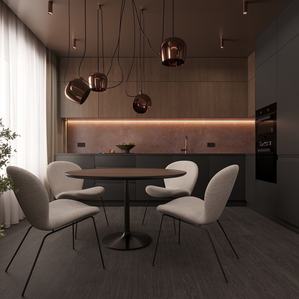 фото SPC плитка Uniquarz Дуб-Лайон 43 класс толщина 3.6 мм 2.23 м²