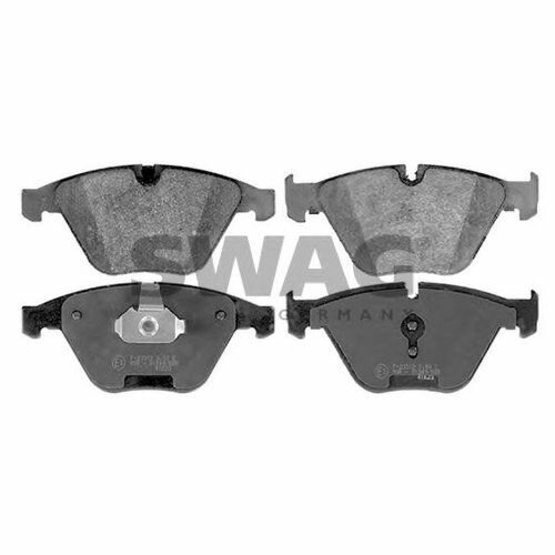 Комплект передних тормозных колодок Swag 20116031 для BMW 3 серия E90, E91, E92, E93, 5 серия E60, E61, 6 серия E63, E64, 7 серия,