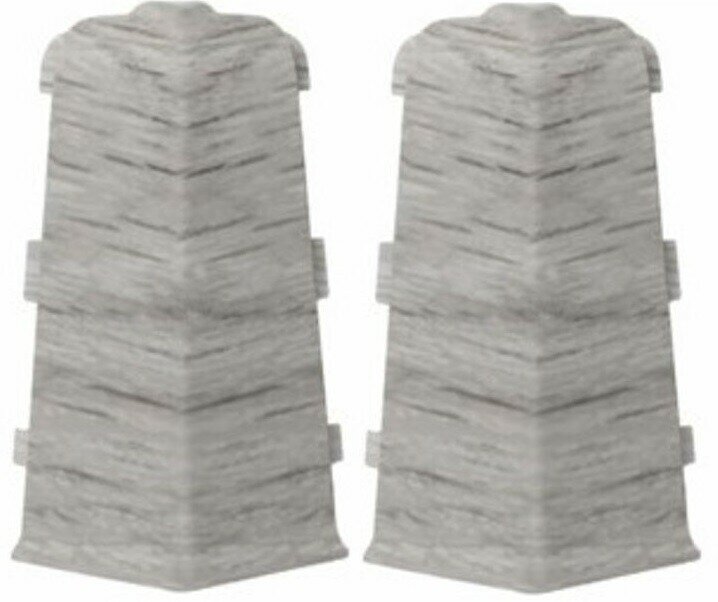 Угол для плинтуса Arbiton Indo, наружный, цвет 44 Дуб Болтон, 2шт.