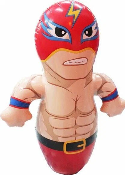 Надувной мини бопперс игрушка "Боксер" Intex 44672 (Красный)
