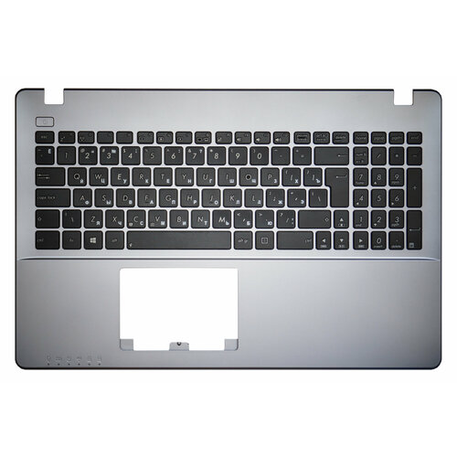 Клавиатура для ноутбука Asus X550 X550VA X550EA K550CC F550CC P550CA R510C черная верхняя панель в сборе серая 7030₽