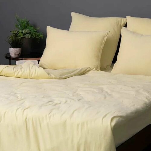 Простыня VIOLETT трикотажная на резинке 120х200х25 св желтый 1664₽