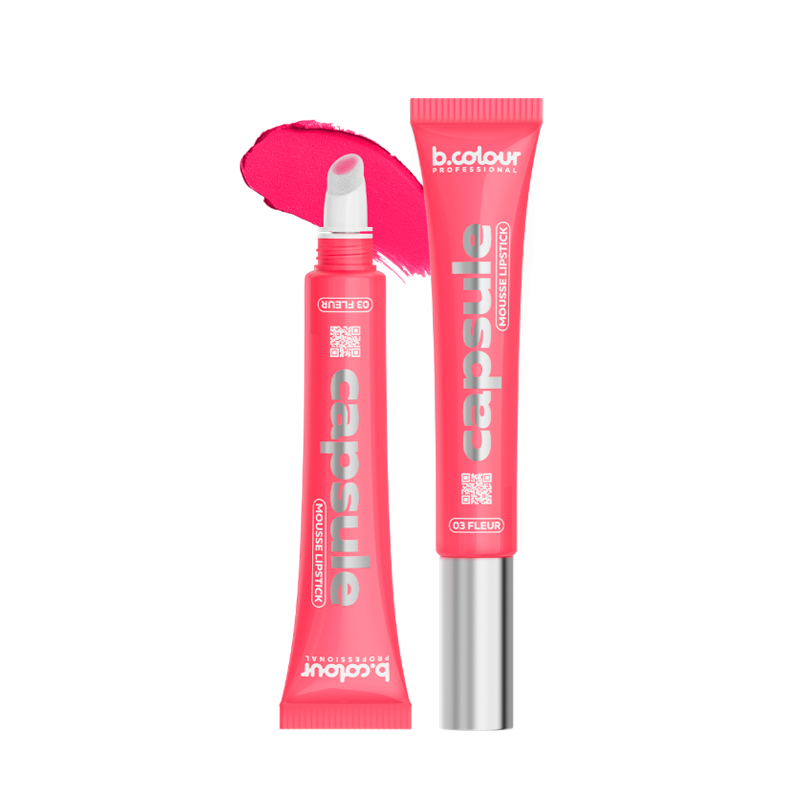 Помада для губ муссовая увлажняющая b.colour professional Capsule Mousse Lipstick т.03 Fleur 12 мл