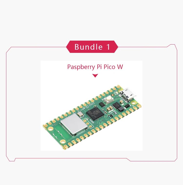 Raspberry Pi Pico с беспроводной платой Wi-Fi