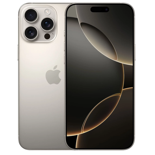 Смартфон Apple iPhone 16 Pro Max 256 ГБ Dual nano SIM eSIM натуральный титан 174925₽