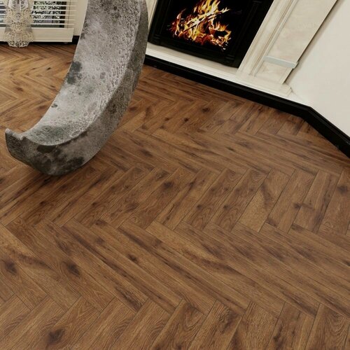 Изображение товара Ламинат Alpine Floor Herringbone 12 ёлка LF105-11 Дуб Умбрия (600х100х12), 1,32 м2