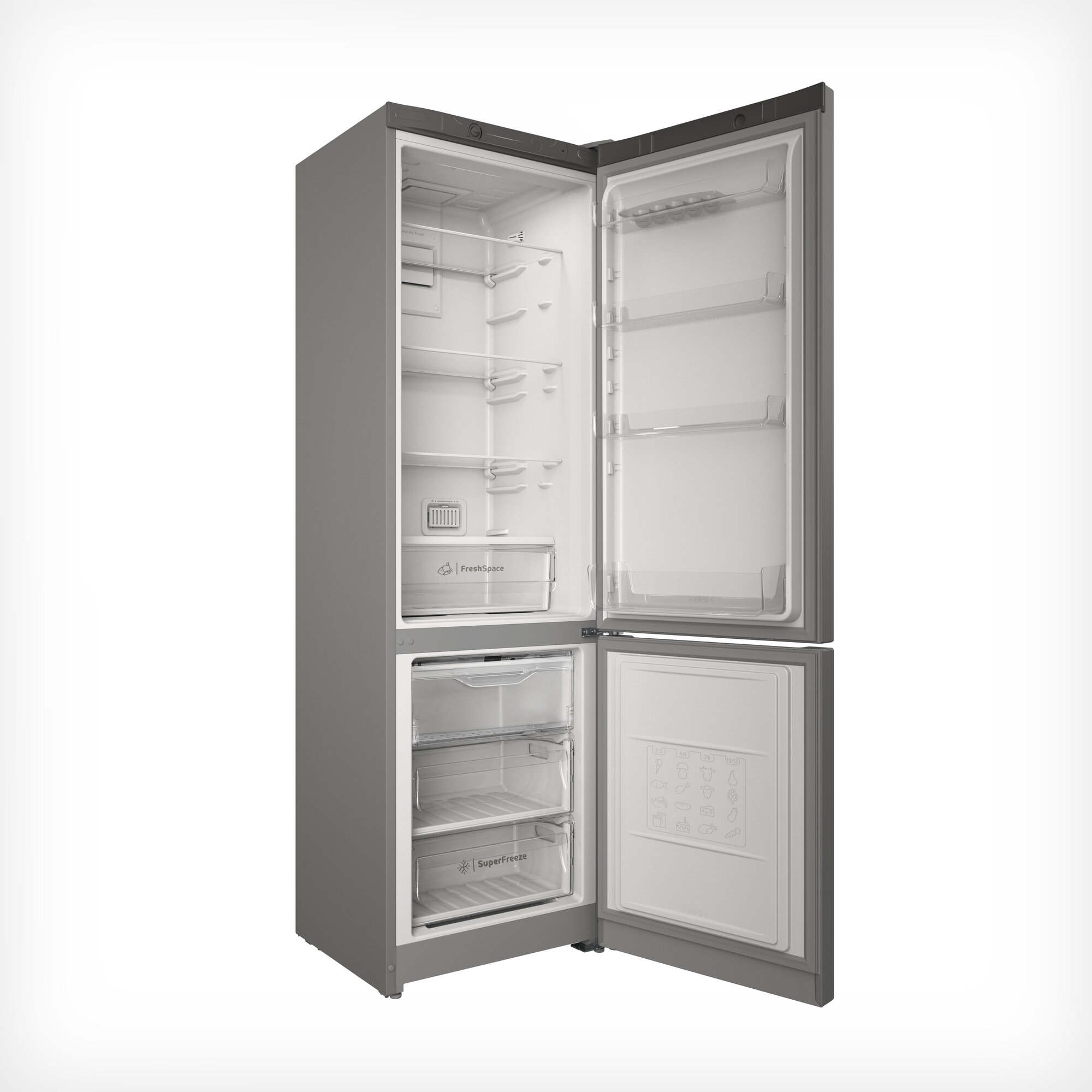 Холодильник двухкамерный Indesit ITS 4200 G, серебристый, No Frost — фото 1