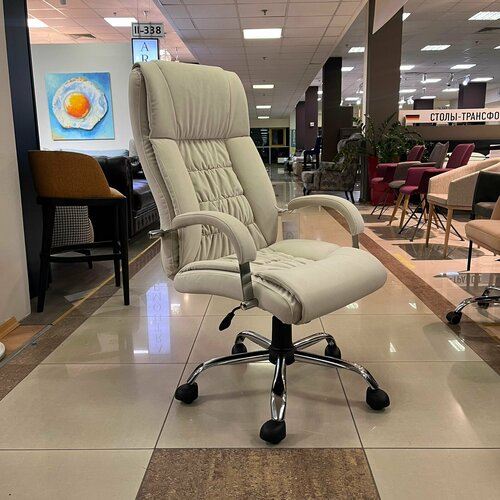 Кресло руководителя Стефф велюр дж03/хром