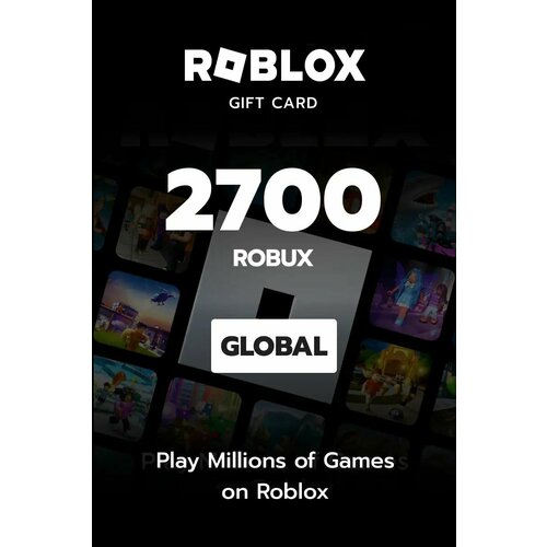 Игровая валюта Roblox - 2700 Robux Весь мир Россия Беларусь 4099₽