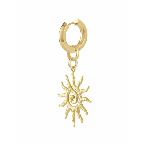 Моносерьга LUMINORA размер 20 мм золото 2660₽