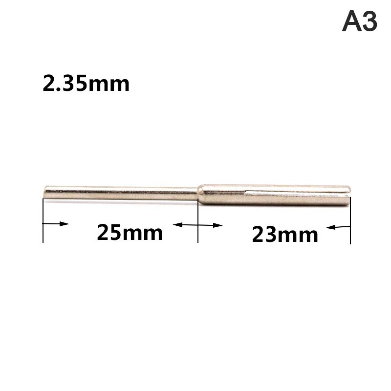 10/12 шт. 235/3 мм хвостовик 50 мм зажим для наждачной бумаги разделительные оправки длинный абразивный держатель зажим стержень Резные Точки для роторной шлифовальной машины Dremel -A3
