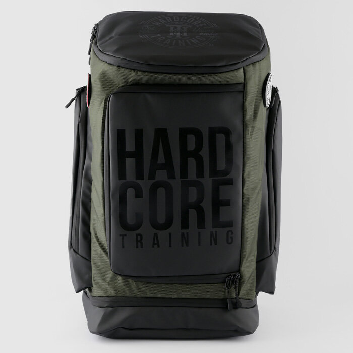 Рюкзак Hardcore Training Vikings On Tour, мультиспортивный, полиэстер, черный/зеленый, 60л
