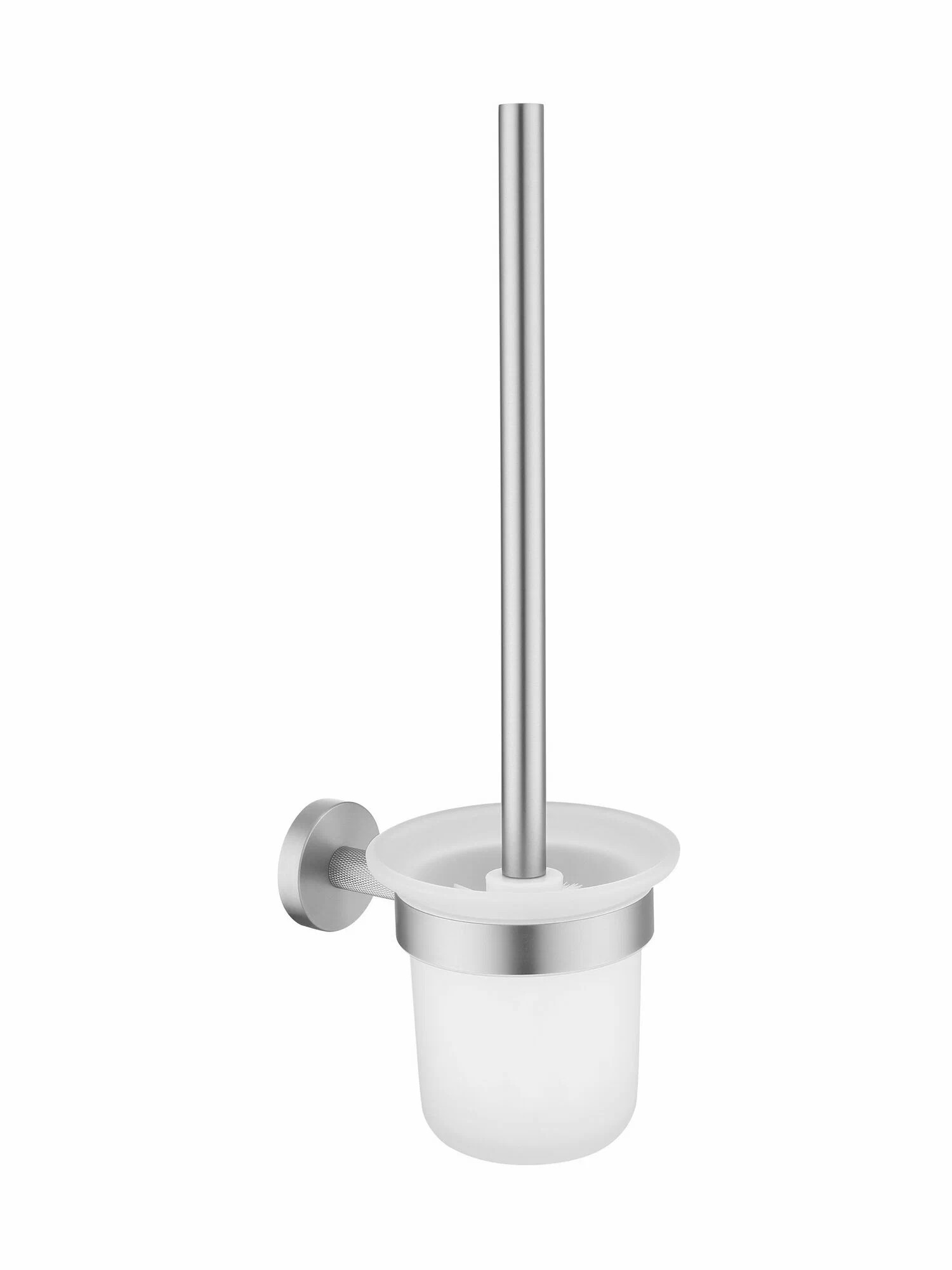 Настенный ершик для унитаза KERN 9530 цвета - сатин  стекло / латунь