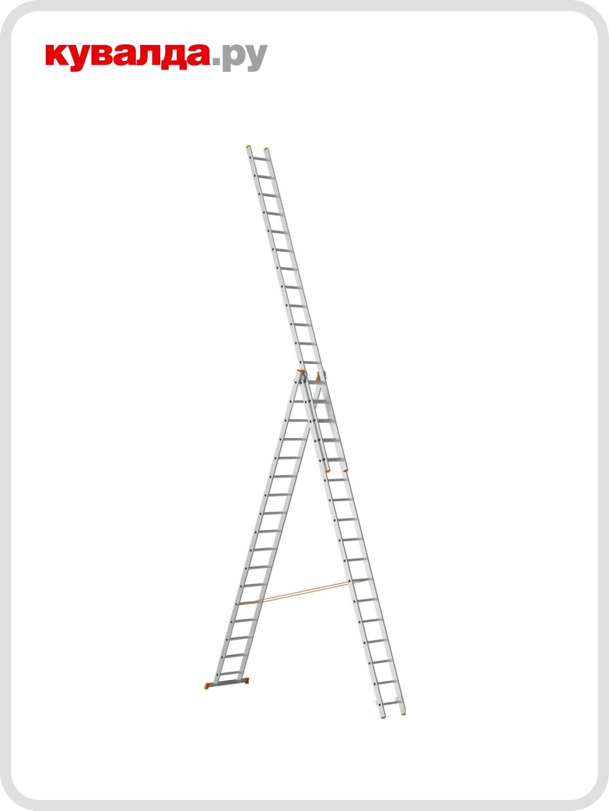 Лестница-стремянка трехсекционная Sarayli 3х17