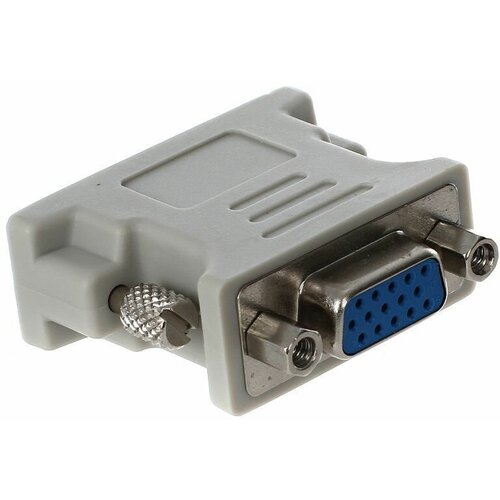 Переходник Vcom DVI-I --> VGA(15F) Aopen/Qust переходник audio и video buro vga 15f dvi i plug
