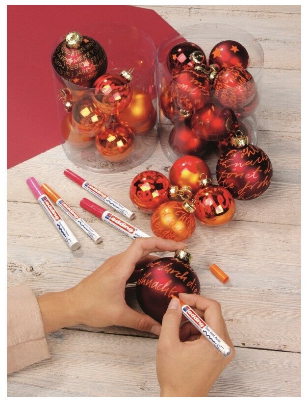 Маркер-краска лаковый Edding 750, 2-4 мм, МЕДНЫЙ, E-75055, 3 шт - фото №8