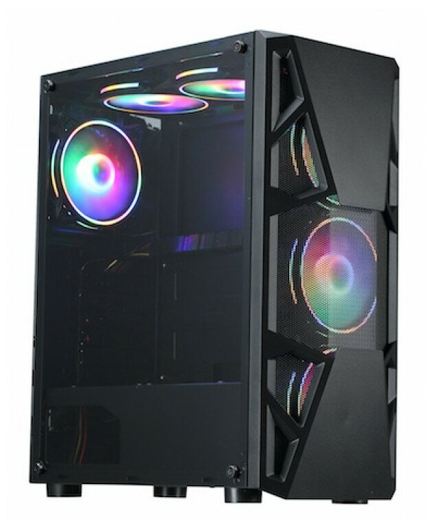 Корпус ATX Formula CL-3303B RGB Midi-Tower без БП черный