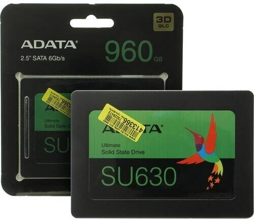 Твердотельный накопитель ADATA Ultimate 960 ГБ SATA ASU630SS-960GQ-R