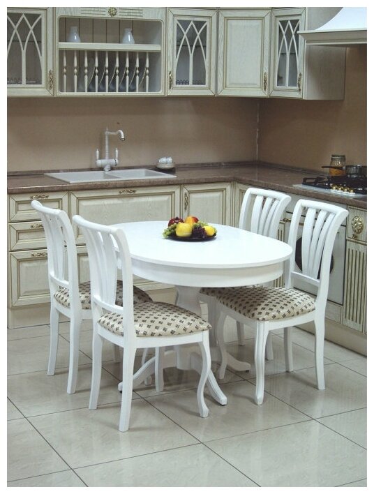 EVITAmeb / Стул Венеция 20 Белый 2 шт / Стулья для кухни / стулья для гостиной / стулья со спинкой / комплект - фотография № 3