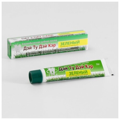 Купить Зубная паста аюрведическая Дэй Ту Дэй Кэр Зеленый 50 гр