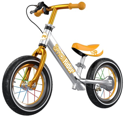 Беговел Small Rider Foot Racer 3 Air, серебристый/бронзовый