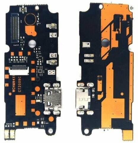 Шлейф/ плата зарядки для Xiaomi Redmi Note 4 (64gb) (микрофон) узкий коннектор