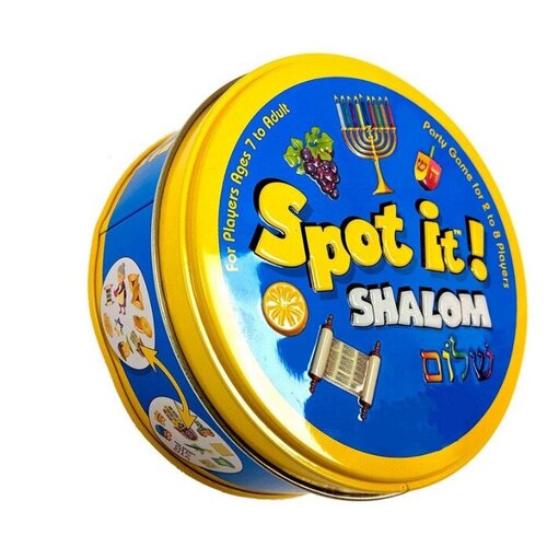 Magicstyle Оригинальная настольная игра Дубль Spot It Shalom (игра похожа на доббль/dobble) magicstyle оригинальная настольная игра дубль spot it harry potter игра похожа на доббль dobble