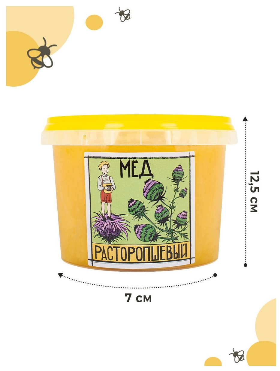 Мед натуральный расторопшевый 1 кг Антон Медов/Правильное питание/Суперфуд/Веган продукт. - фотография № 2