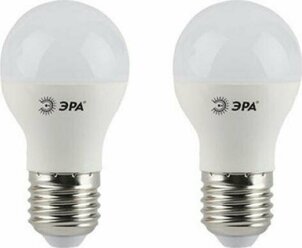 Светодиодная лампа ЭРА А60 13W эквивалент 110W 2700K 1040Лм E27 груша (комплект из 2 шт)