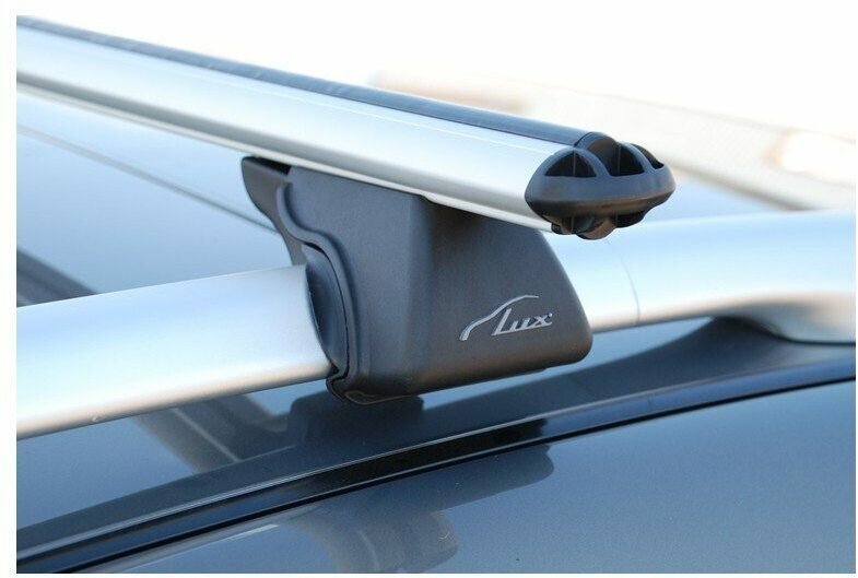 Багажник LUX (Люкс) Классик для Ford Explorer 5-дв. внедорожник 2010 и по н. в. на рейлинги (аэро-класик дуга, 53 мм) Арт. 842549