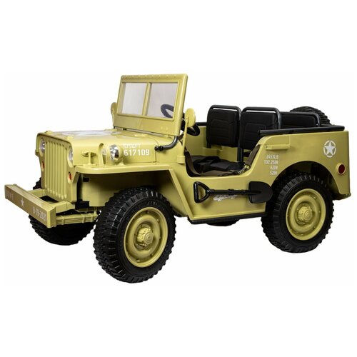 Детский автомобиль Toyland Jeep Willys YKE 4137 Matcha