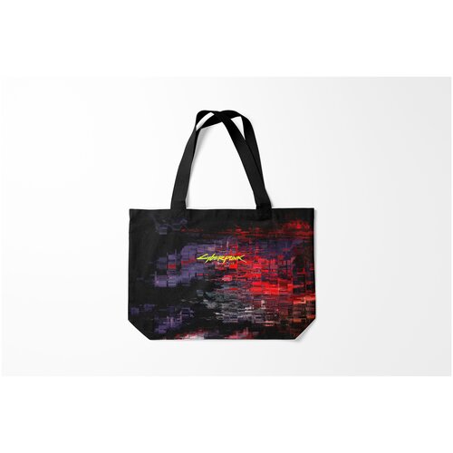 фото Сумка-шоппер / 46х35 см / геймерам / cyberpunk 2077 burnettie