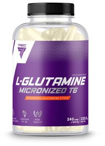 Фото Аминокислота Trec Nutrition L-Glutamine Micronized T6 240 капс