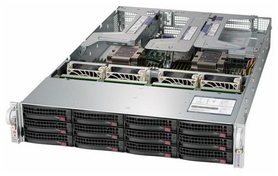 Платформа Supermicro SYS-6029U-E1CR4 Power Supply: Intel H79286-011 1300W, Remove PWS-1K02A-1R x2, Change chassis to CSE-LA29UTS-R0NP-FT019,