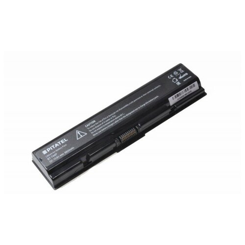 фото Аккумуляторная батарея усиленная pitatel для ноутбука toshiba satellite a500 10.8v (6800mah)