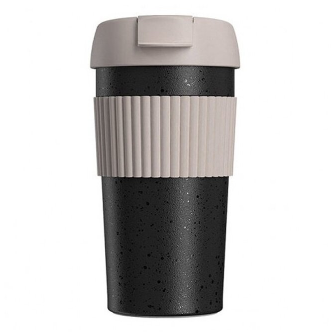 Термокружка Xiaomi Kiss Kiss Fish Rainbow 490ml (Grey Black)