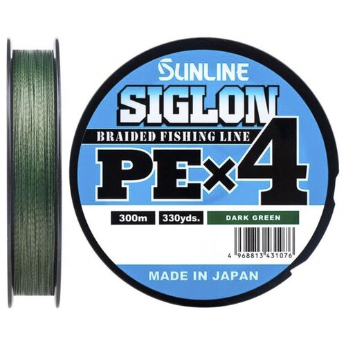 Шнур Sunline SIGLON PEx4 Dark Green 150m #0.4/6LB