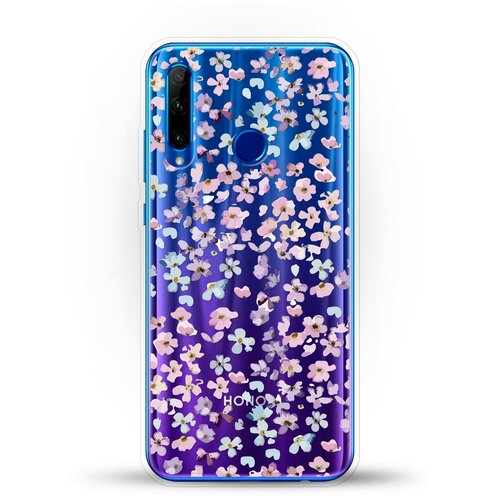 фото Силиконовый чехол цветочки на honor 10i andy & paul