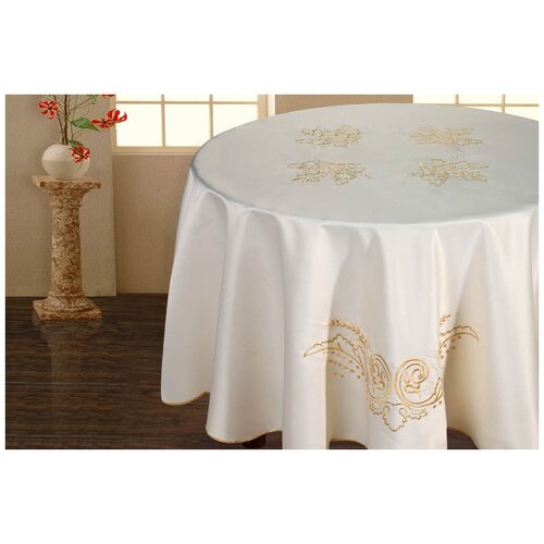 SL Скатерть + 4 салфетки Asenath (круглая 180 см)