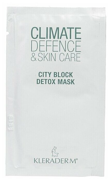 Маска детокс от агрессивной окружающей среды 20x10мл/ CLIMATE DEFENCE & SKIN CARE CITY BLOCK DETOX MASK