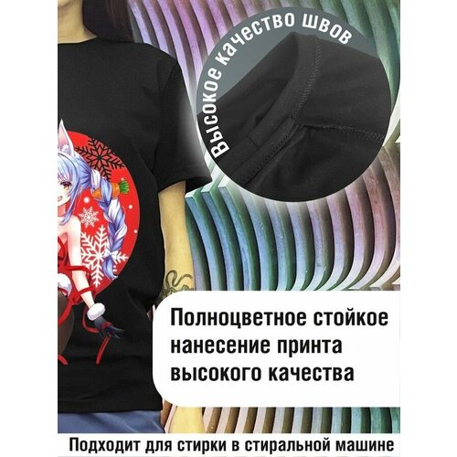 фото Футболка будь на стиле, хлопок, размер s, черный