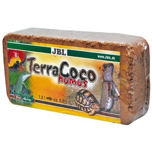 Субстрат кокосовый JBL TerraCoco Humus, 650 г субстрат jbl terracoco compact натуральная кокосовая стружка спрессованная в брикет 500г